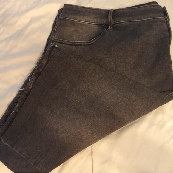Lane Bryant Gray Denim Skirt - Picture 6 of 9